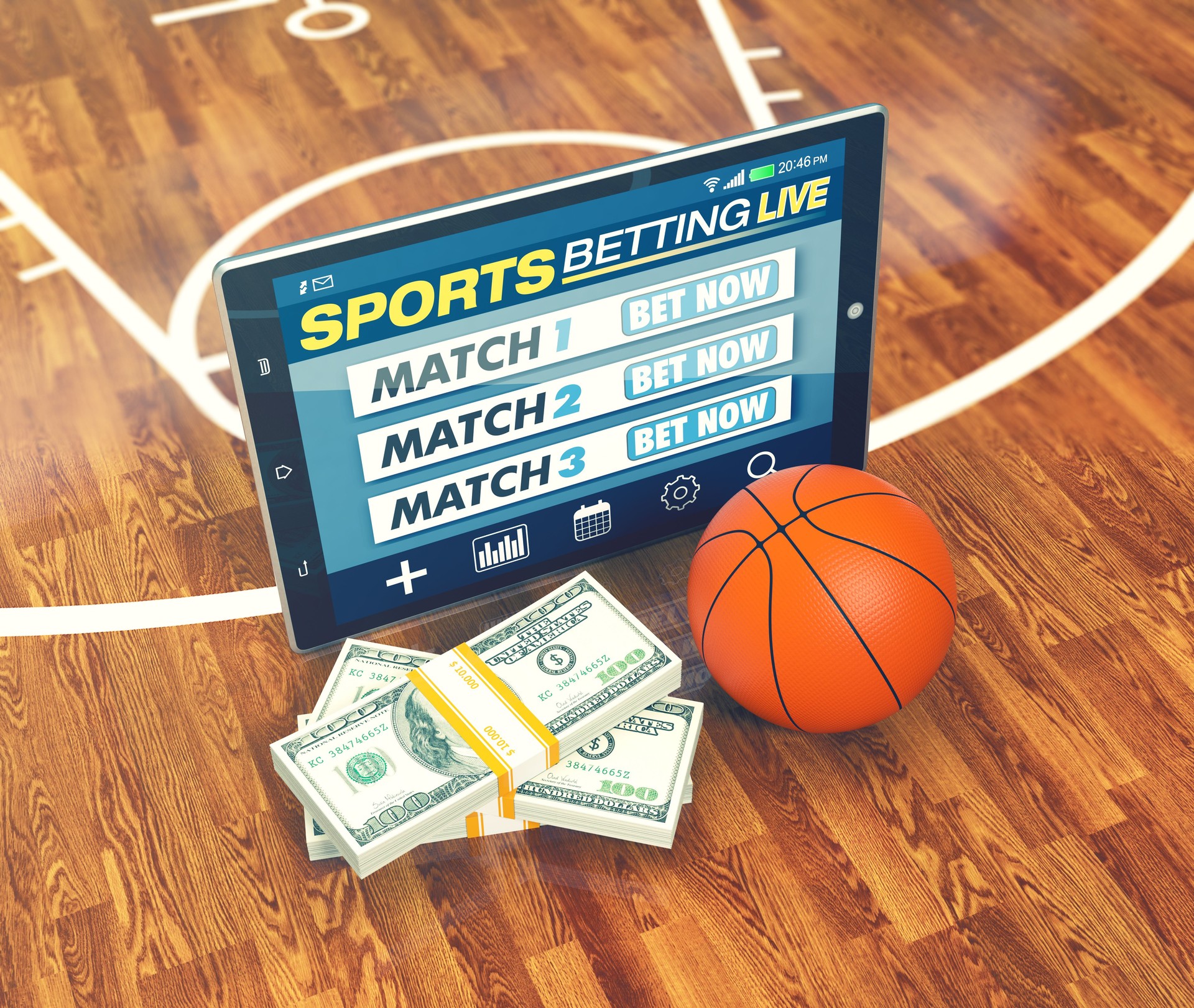 concept of online sport bets